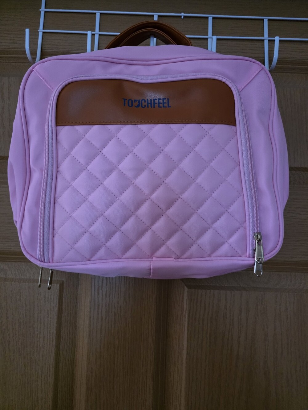 TOUCHFEEL Pink Hanging Travel Toiletry & Makeup Organizer Bag